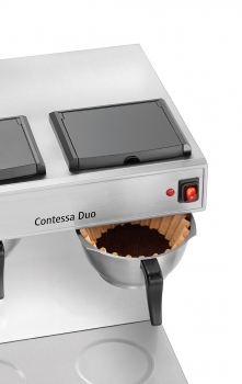 Bartscher Doppel- Kaffeemaschine "Contessa Duo"