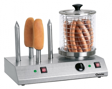 Bartscher Hot-Dog-Gerät mit 4 Spezial-Toaststangen